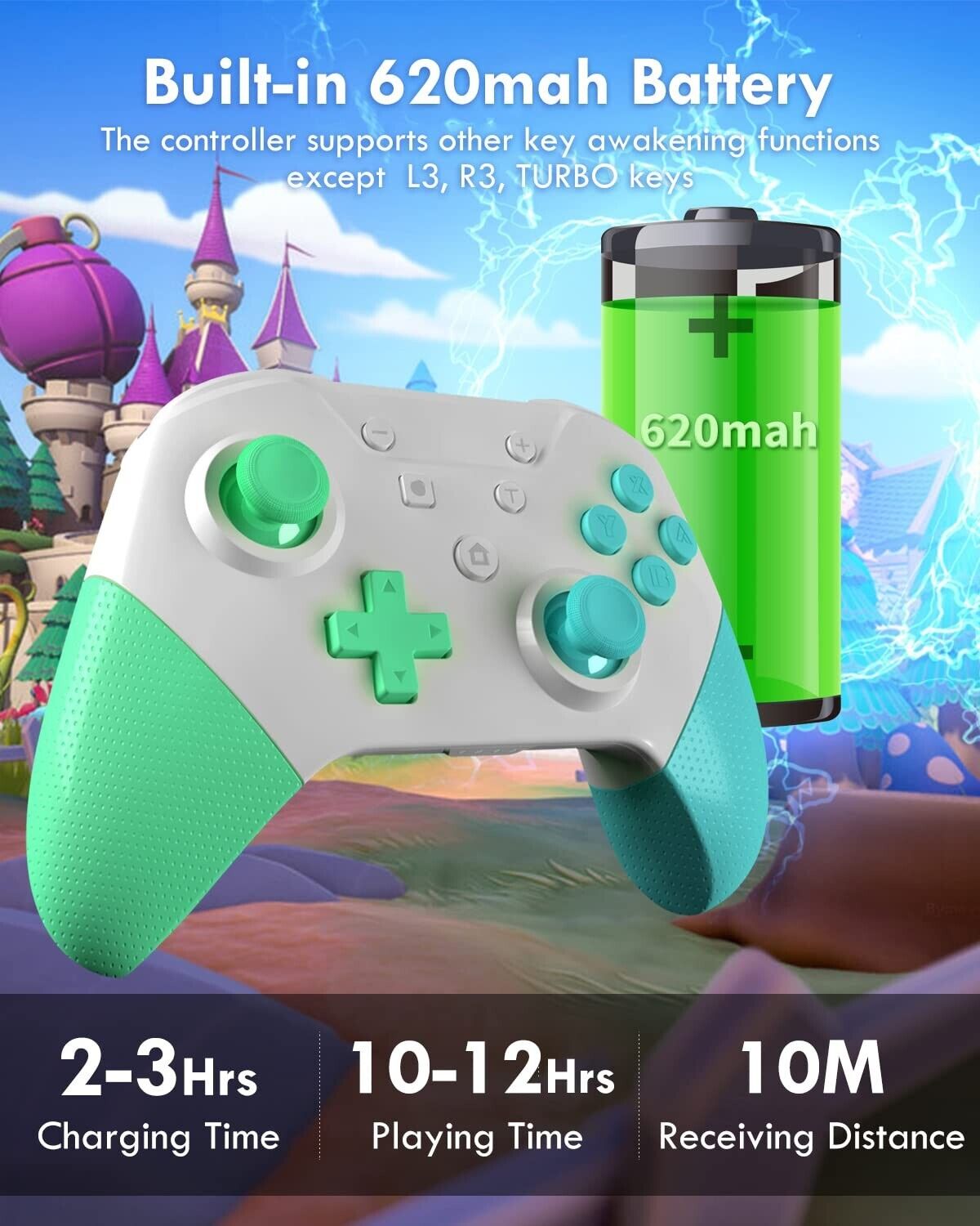 AOLION Wireless Switch Pro Controller für N-switch/Switch Lite/ Switch OLED mit