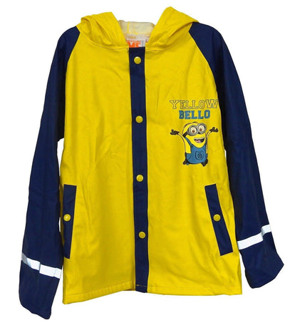 Minions Regenjacke Kinder Outdoor Buddel Matsch Jacke Jungen Funktionsjacke gelb