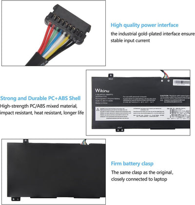 Wikinu L18C4PF3 Laptop Akku für Lenovo ideapad C340-14API C340-14IML C340-14IWL