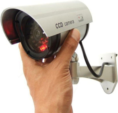 IR1100 Überwachungskamera für den Außenbereich, braun, Kamera-Attrappe für CCTV,