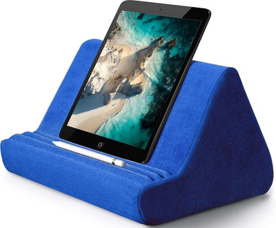 Tablet-Ständerkissen mit TascheTablet-iPad-(E)Bücherständer schwarz