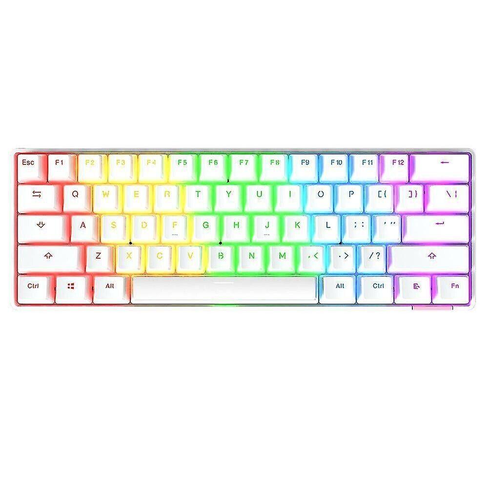 Ajazz Stk61 Mechanische Tastatur Wireless Bluetooth 61 Tasten Dual Mode Hintergr