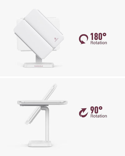 EASEHOLD Schminkspiegel 5000 mAh beleuchtet, wiederaufladbar, 3 Farb-Beleuchtung