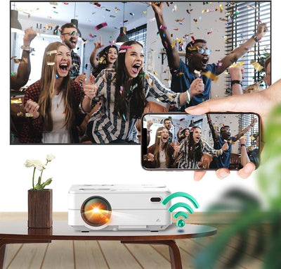 Artlii Enjoy2 WiFi Wireless LED Beamer Kompatibel mit PS4, X-Box WLAN Bluetooth