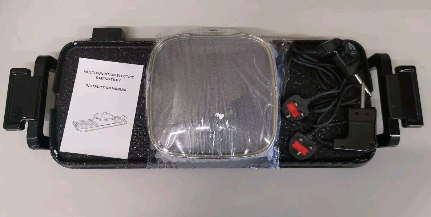 HeißTopf Koreanisch Shabu Doppelseitige Grillpfanne Elektrischer Kochtopf 2In1