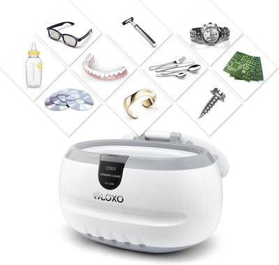 VLOXO Ultraschallreinigungsgerät 50W Brillenreinigungsgerät für Zahnprothesen S