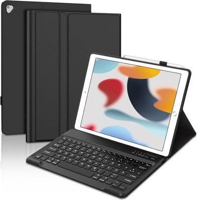 Jademall -  iPad Pro 12.9 Zoll 6/5/4/3.Generation Beleuchtete Bluetooth