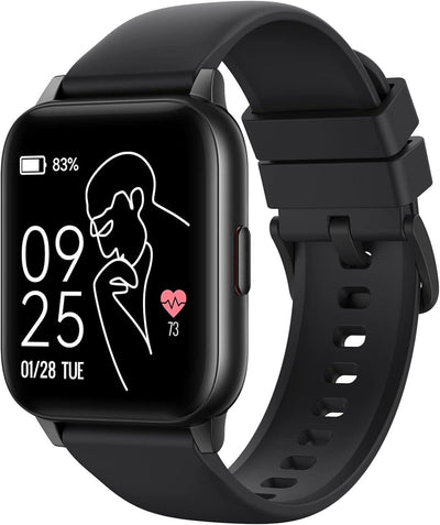 Parsonver Smartwatch Herren Schwimmen, 5 ATM Wasserdichter Fitness-Tracker mit 1