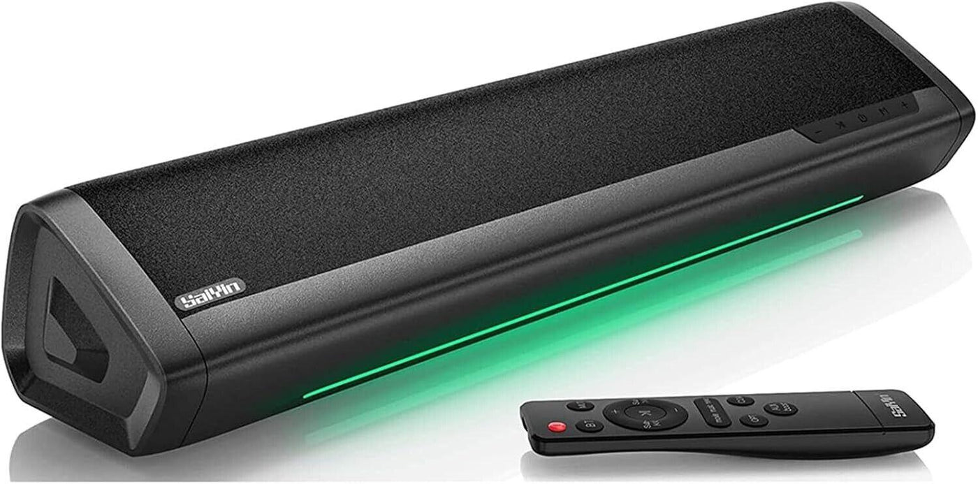 Saiyin Soundbar für TV, Soundbar mit Bluetooth, optisch, AUX-Eingänge DS6305