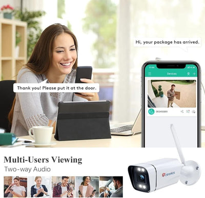 Ctronics 510C - 4G/3G LTE für den Außenbereich, 1080P IP-