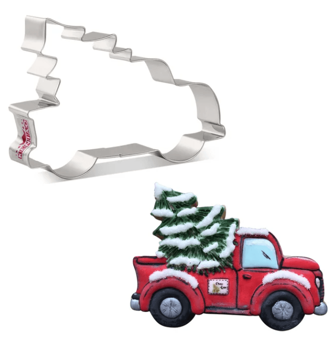 KENIAO Weihnachts 4x Einzelne Cookie Cutter Winter Keks Fondant Brot Sandwich