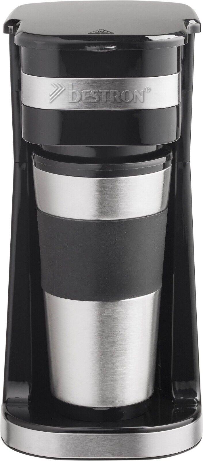 bestron Filterkaffeemaschine ACM112Z, Permanentfilter, mit Isolierbecher