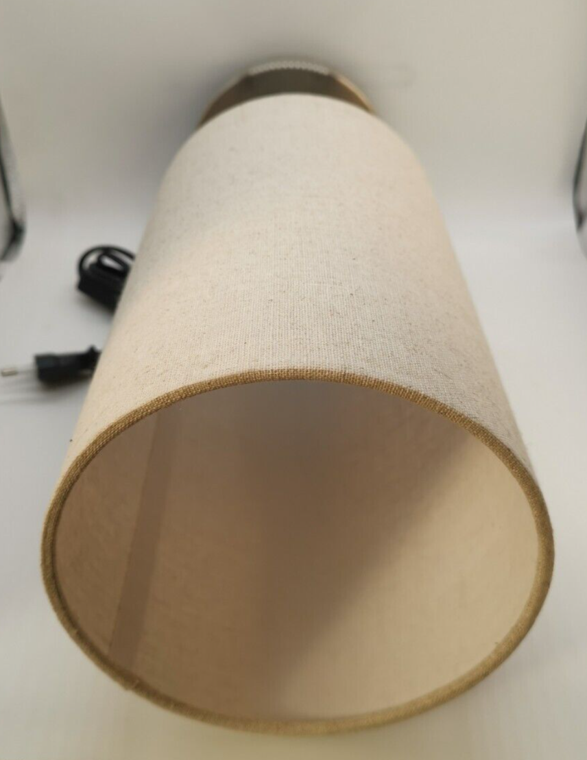 LED Nachttischlampe Tischlampe Tischleuchte Stoffschirm Schlf-Wohn-Arbeitszimmer