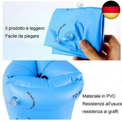 Schwimmflügel Kinder，Aufblasbare Schwimmarmbänder，Schwimmhilfen für Schwim