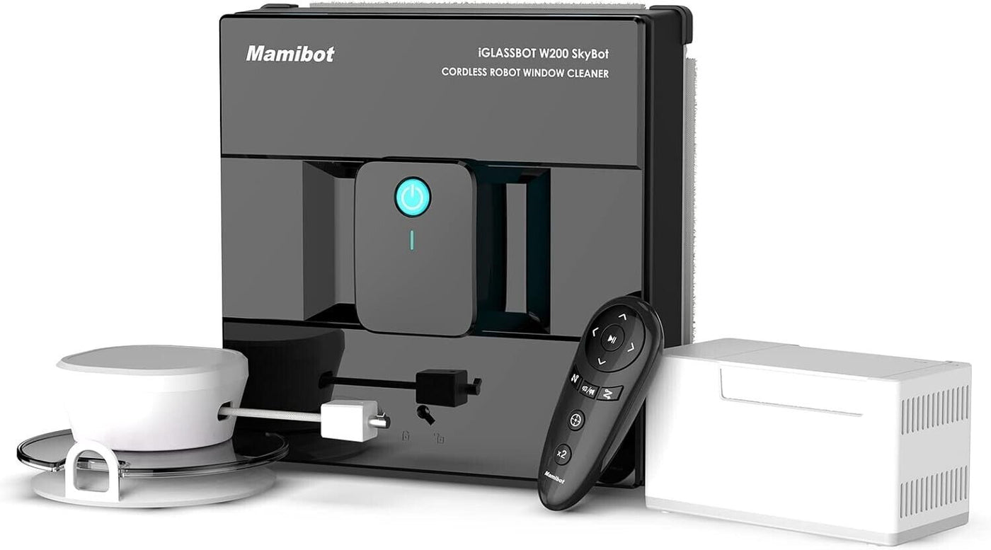 Mamibot W200 Hochwertig Kabellos Fensterputzroboter, Fensterputzer