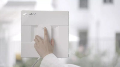Mamibot W200 Hochwertig Kabellos Fensterputzroboter, Fensterputzer -WEIß
