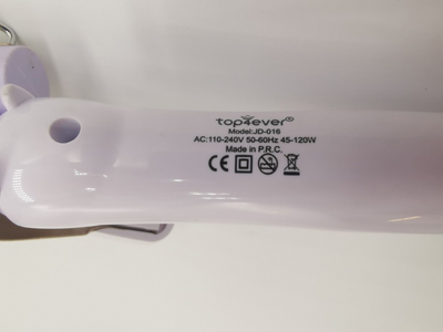 TOP4EVER Lockenstab mit 3 stäben 2 Temperaturen Welleisen lange/kurze Haare 22mm