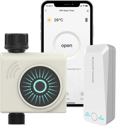 Kazeila Bluetooth WiFi Bewässerungscomputer, Intelligente Automatische Bewässeru