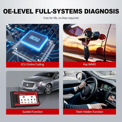 THINKCAR PD8 OBD2 Scanner, Bidirektionales Scan-Tool mit ECU-Codierung,