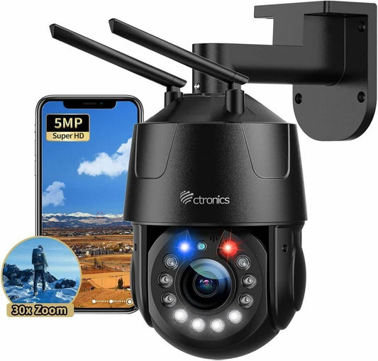 ctronics 4K 8MP Überwachungskamera Aussen