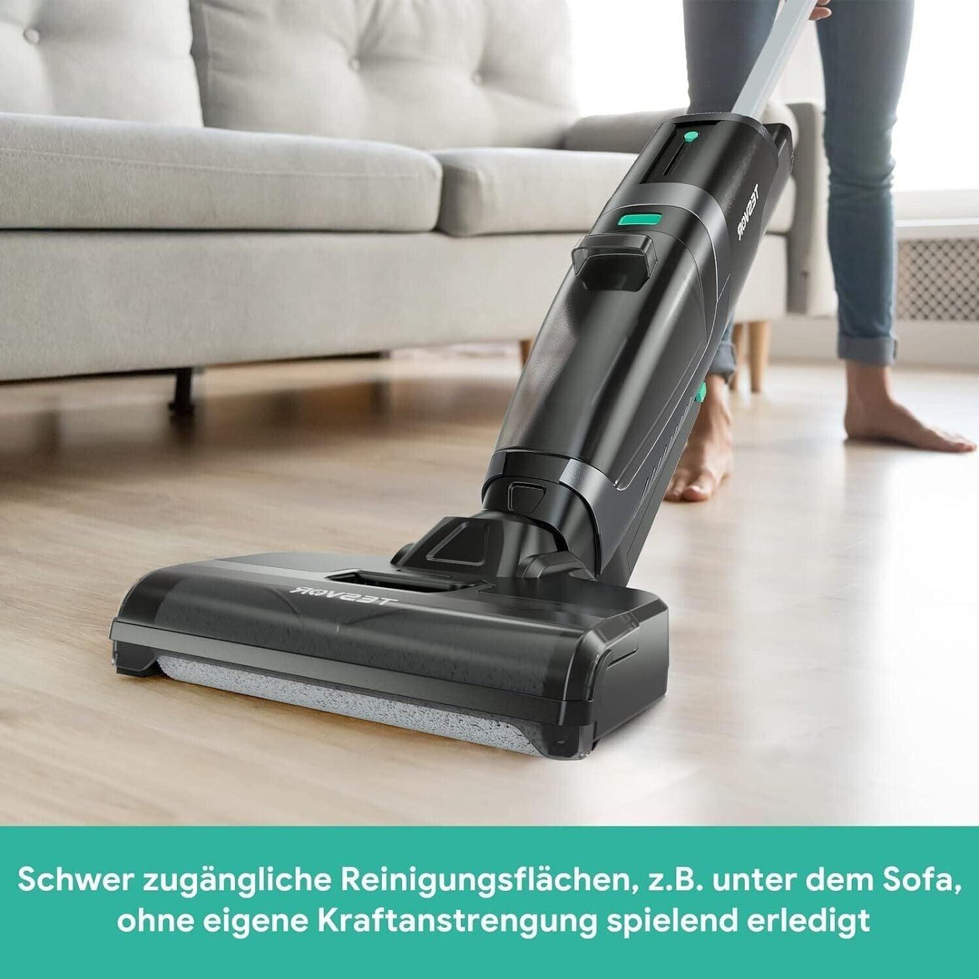 Tesvor Nass Trockensauger,3-in-1 Waschsauger,R5 Bodenreiniger kabellos,Saugwisch
