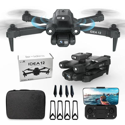 IDEA12 Drohne mit verstellbarer Kamera 1080P HD mit optischer Flusspositionierun