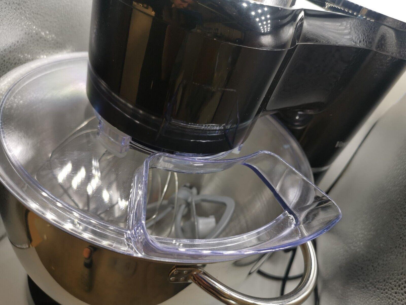 Vospeed Küchenmaschine Knetmaschine Backen, 1500W, 6,2l, 10 Geschwindigkeiten