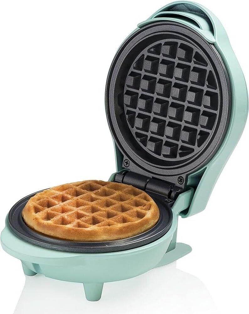 Bestron Mini-Waffeleisen für klassische Waffeln, kleiner Waffelmaker