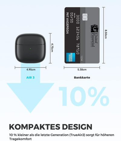 SoundPEATS Bluetooth Kopfhörer, Air3 Kabellos In Ear Ohrhörer -OHNE LADEKABEL