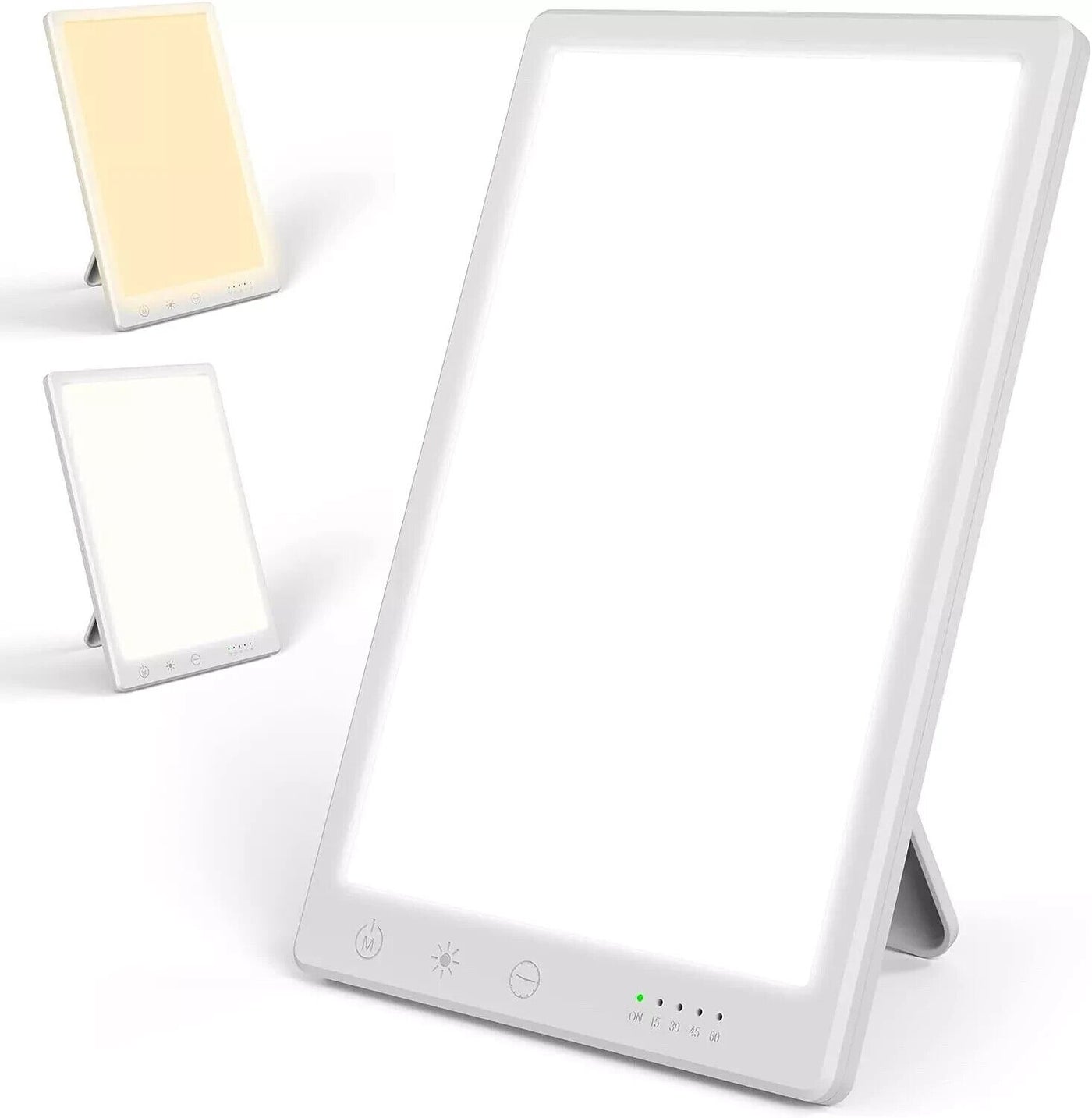 Lichttherapielampe, 15000 Lux simuliertes Sonnenlicht, UV-freie LED-Lampe