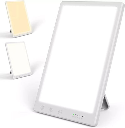 Lichttherapielampe, 15000 Lux simuliertes Sonnenlicht, UV-freie LED-Lampe