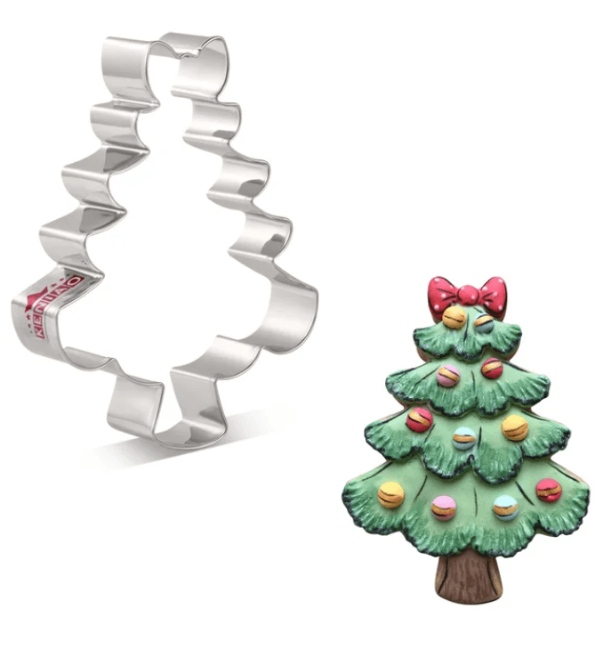 KENIAO Weihnachts 4x Einzelne Cookie Cutter Winter Keks Fondant Brot Sandwich