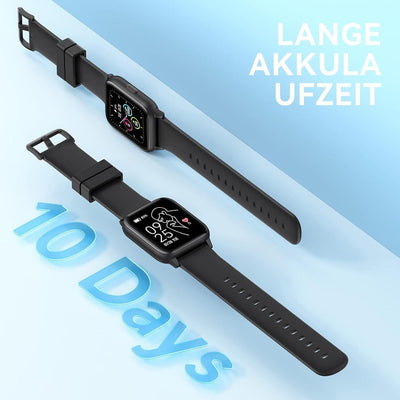 Parsonver Smartwatch Herren Schwimmen, 5 ATM Wasserdichter Fitness-Tracker mit 1