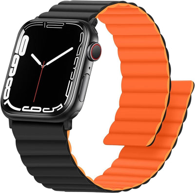 Anlinser Magnetbänder Kompatibel mit Apple Watch Armband 45mm 44mm 42mm 41mm 40m