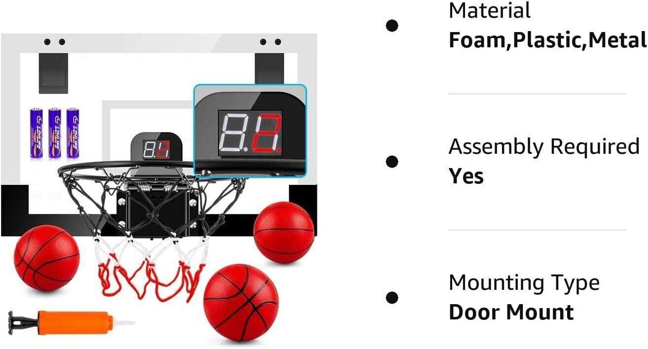 Indoor-Basketballkorb, Ventilator-Rückwände für Jugendliche und Erwachsene, Tür