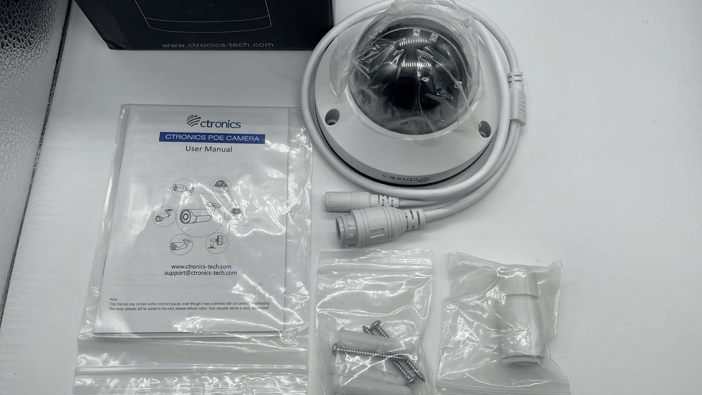 Ctronics CTIPO350C Dome PTZ  PoE