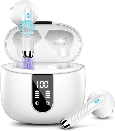 Bluetooth-Kopfhörer, kabellose Bluetooth 5.3 In-Ear-Kopfhörer mit HiFi-Stereo-Ba