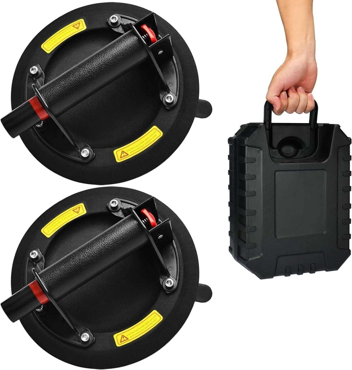 Megagog - Saugheber Fliesen - 2er Pack Glasheber Saugnäpfe Plattenheber