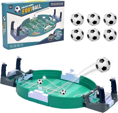 Tischfußballspiel mit 6 Fußbälle Mini Tischkicker Desktop Spielzeug Kinder