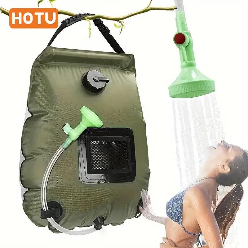 Solar Beheizte Campingduschtasche, Tragbare Badebeutel Outdoor-Reisen, Klettern.