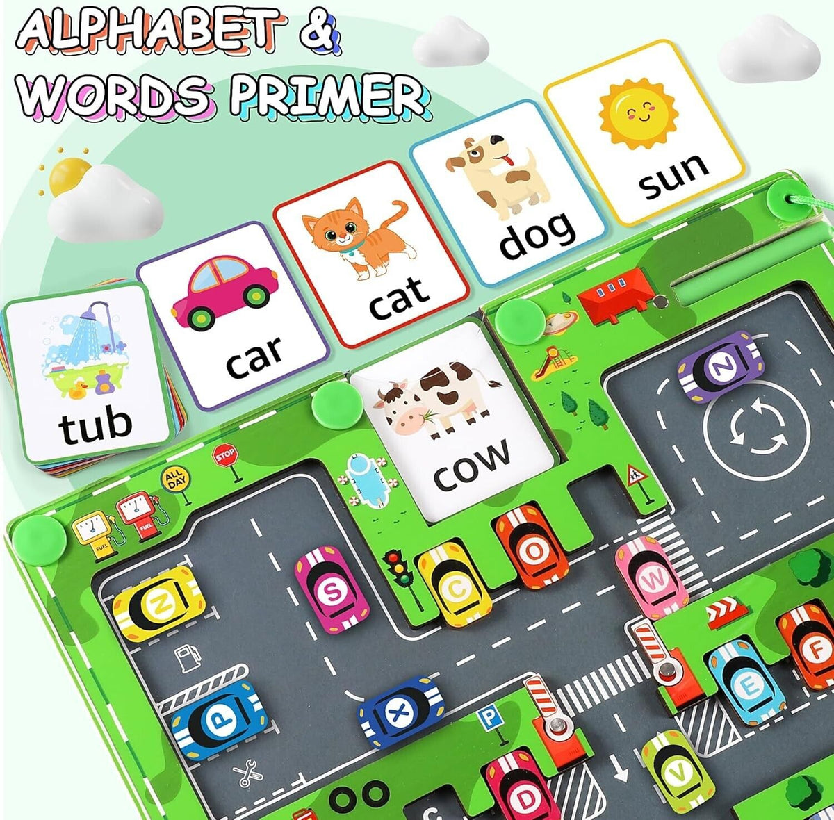 Montessori Magnetische Buchstaben Alphabet Puzzles Lernspielzeug Feinmotorik