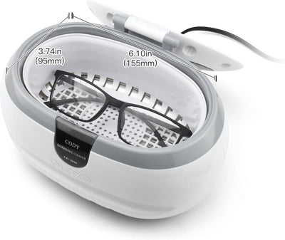 VLOXO Ultraschallreinigungsgerät 50W Brillenreinigungsgerät für Zahnprothesen S