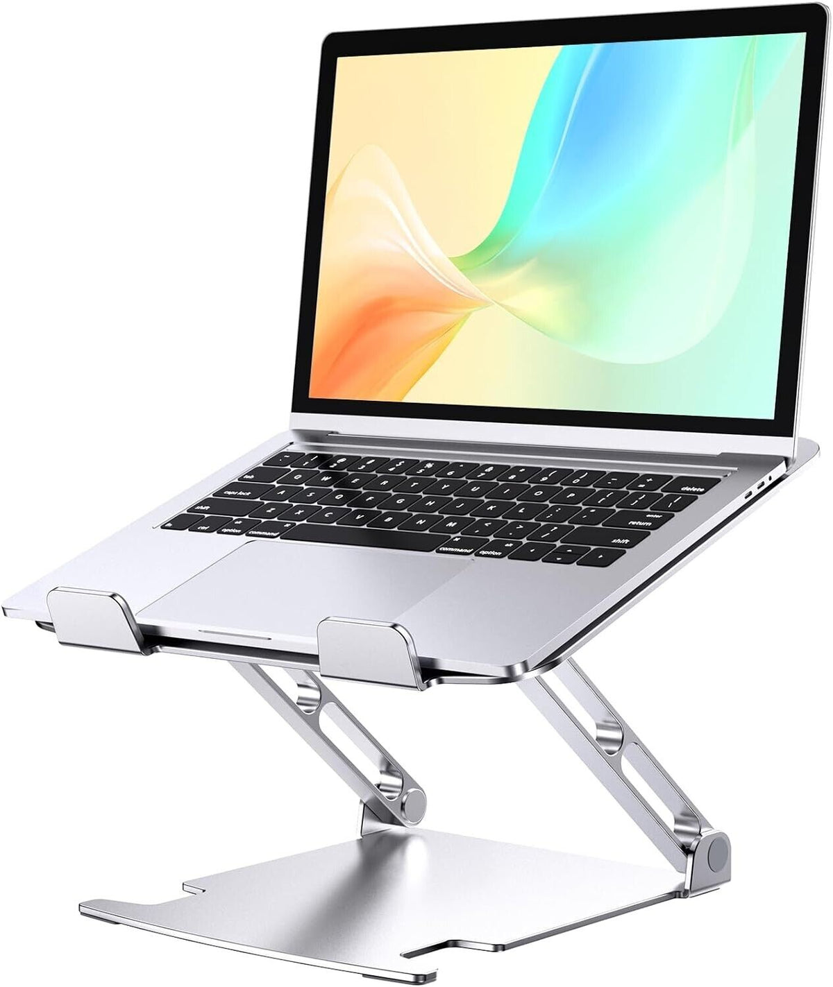 Glangeh Laptop Ständer Aluminium Robust, Belüfteter Ergonomisch Laptop Stand mit