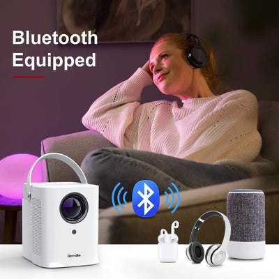 GammaBai Joy 5G/2.4G WiFi Bluetooth Projektor, Tragbar Projektor 1080P FHD