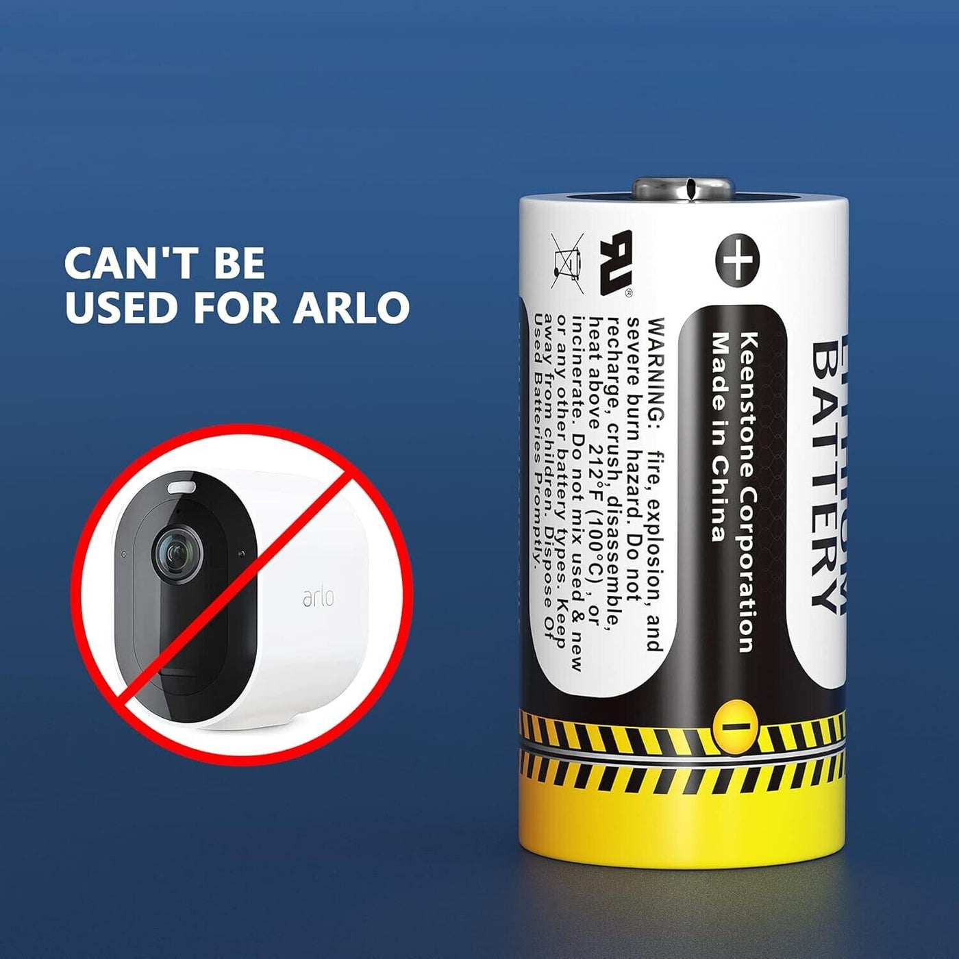 Keenstone CR123A 3 V Lithium, Keenstone 1600 mAh CR17345 3 V Lithium Einweg-Batt