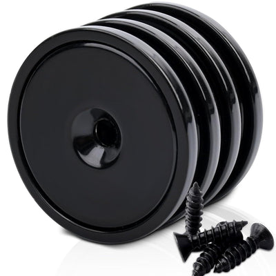 Neodym Magnete Extra Stark 45 KG Kraft 12 Stück Magnete Stark 32x5 mm Schwarz,