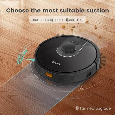 Zigma Spark 980 - Saugroboter Saug -Wischroboter 4000Pa, WLAN Staubsauger