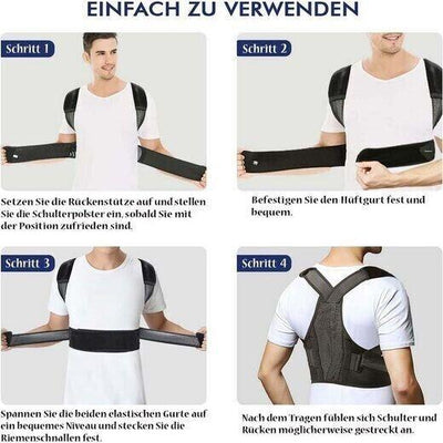 Roadbox Rückenbandage Rückenkorrektor Rücken Haltungskorrektur Korrekturgü- L