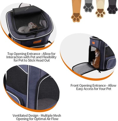 Morpilot Katzenrucksack, Hunderucksack Für Katzen Und Hunde Welpen, Atmungsaktiv