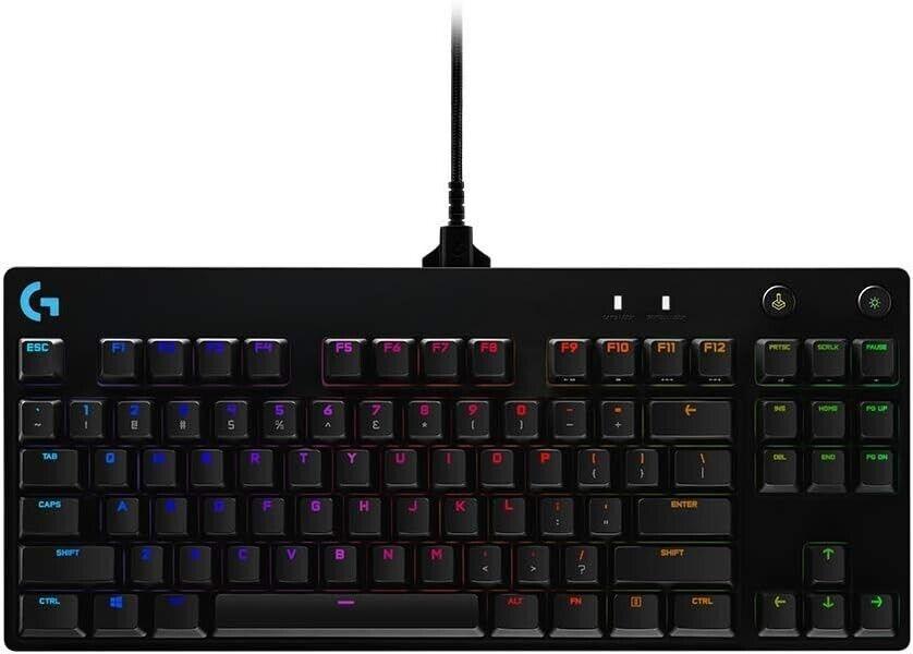 Logitech G PROTKL mechanische Gamingtastatur GX-Blue Clicky LIGHTSYNC RGB Esport